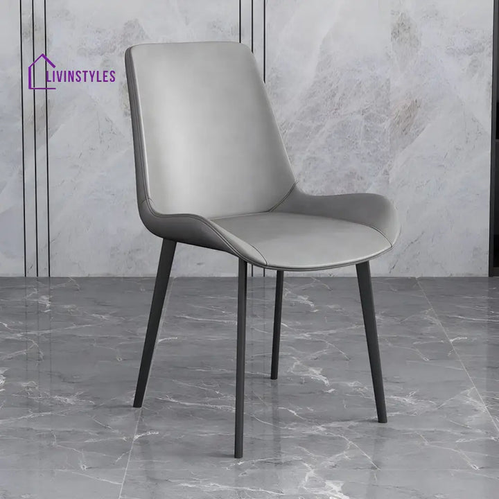 Tavisha Metal Dining Chair | Stainless Steel - Single Chair
