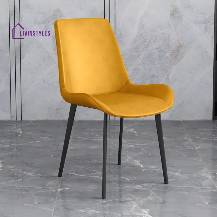 Tavisha Metal Dining Chair | Stainless Steel - Single Chair