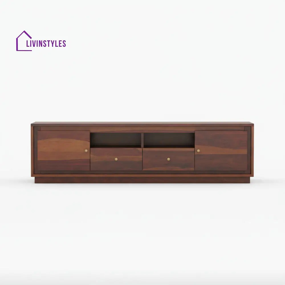 Teresa Sheesham Wood Tv Unit Walnut