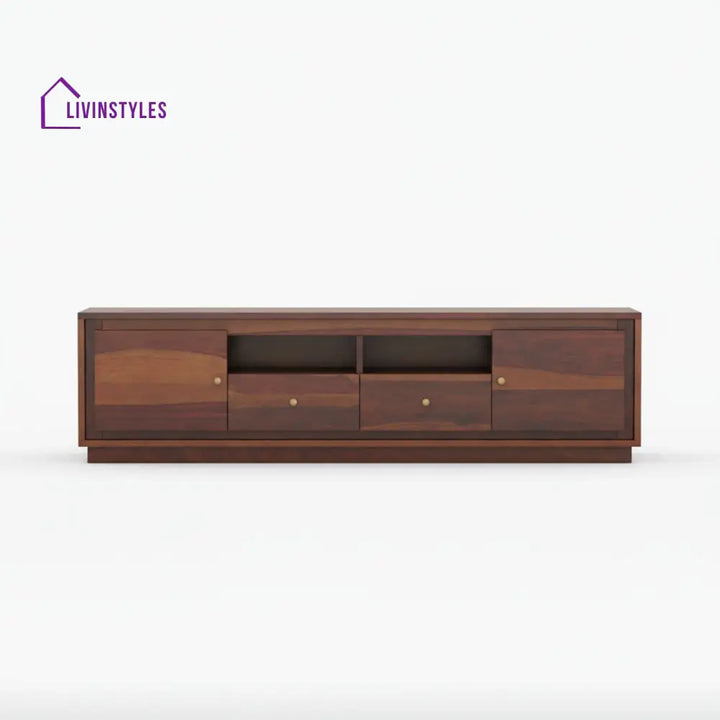 Teresa Sheesham Wood Tv Unit Walnut