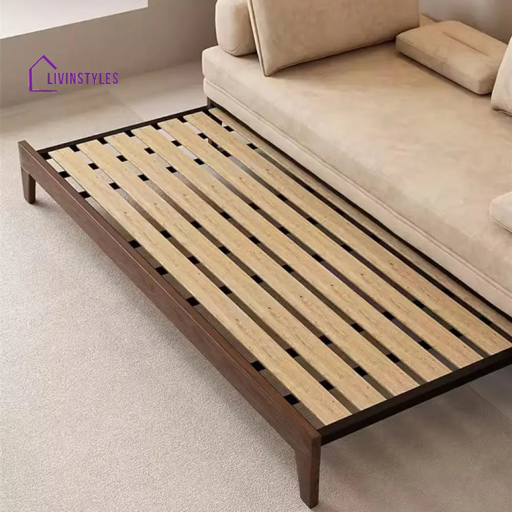 Japandi Movable Back Cushions Pull Out Sofa Bed SOFA BED