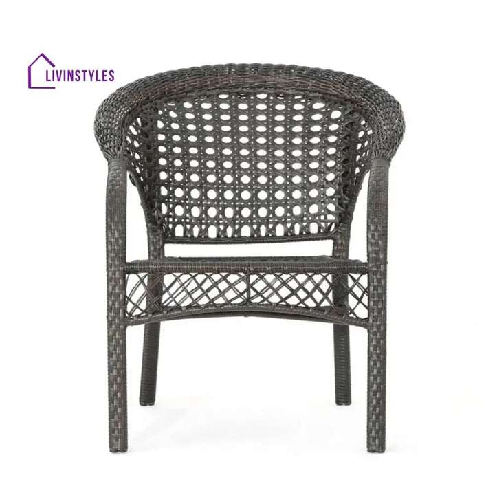 Thalia 7-Piece Outdoor Rattan Wicker Dining Table Set - Dining Set