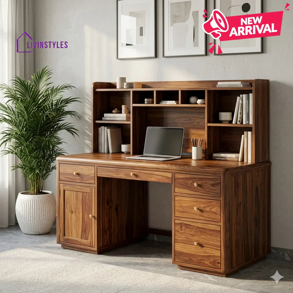 The Artisan Heritage Solid Sheesham Wood Study Table for Home