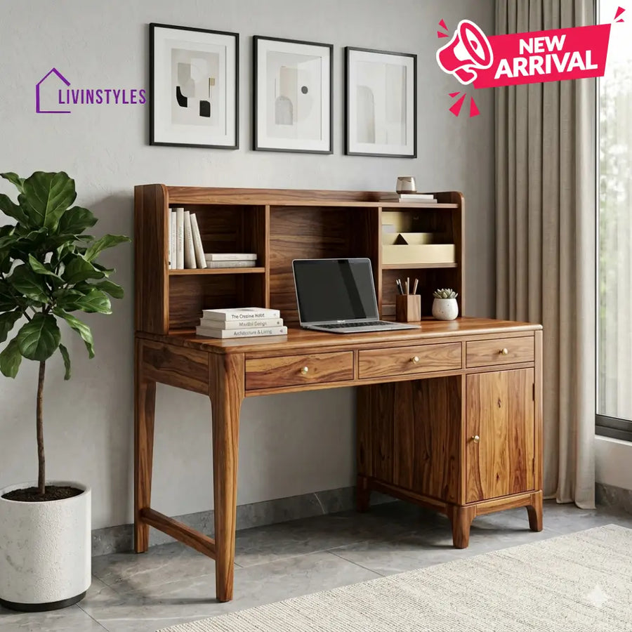 The ’Modern Artisan’ Solid Sheesham Wood Study Table for Home