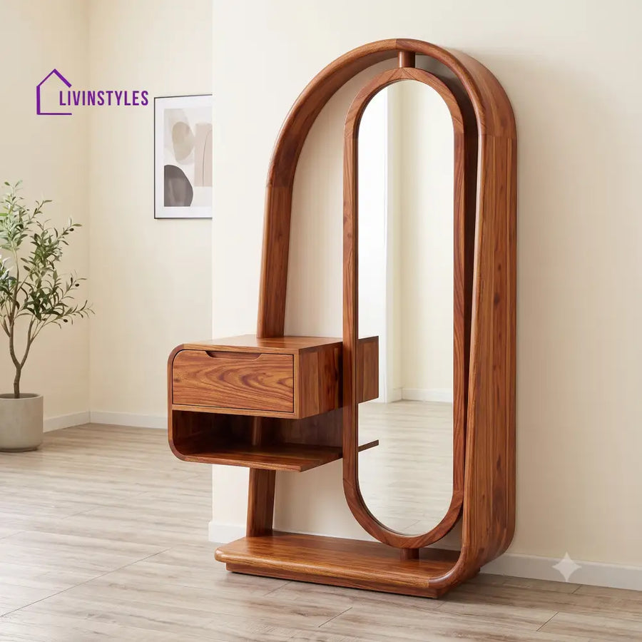 Theodore Premium Solid Wood Dressing Table for Bedroom | New Designer Dressing Unit