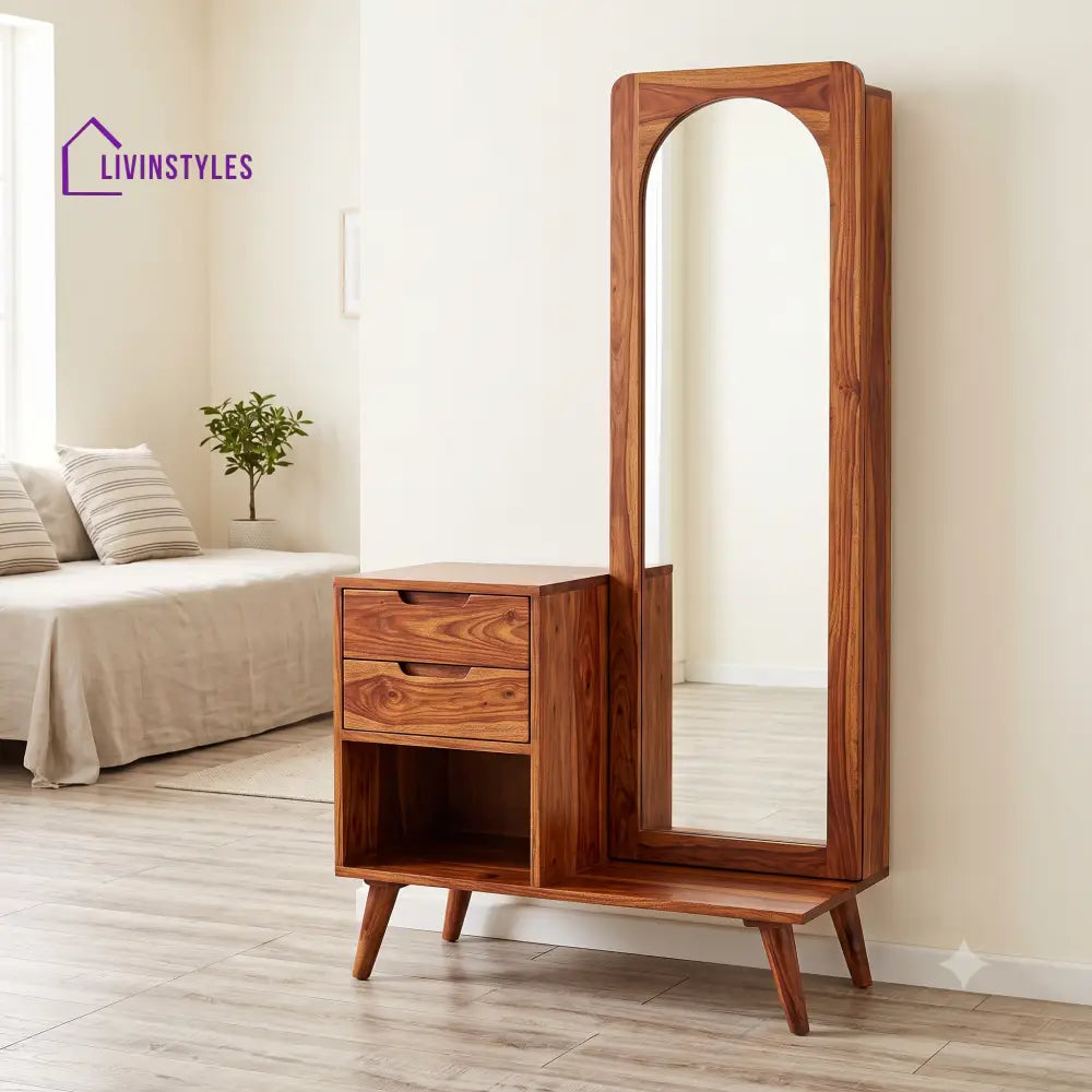 Thierry Premium Solid Wood Dressing Table for Bedroom | New Designer Dressing Unit