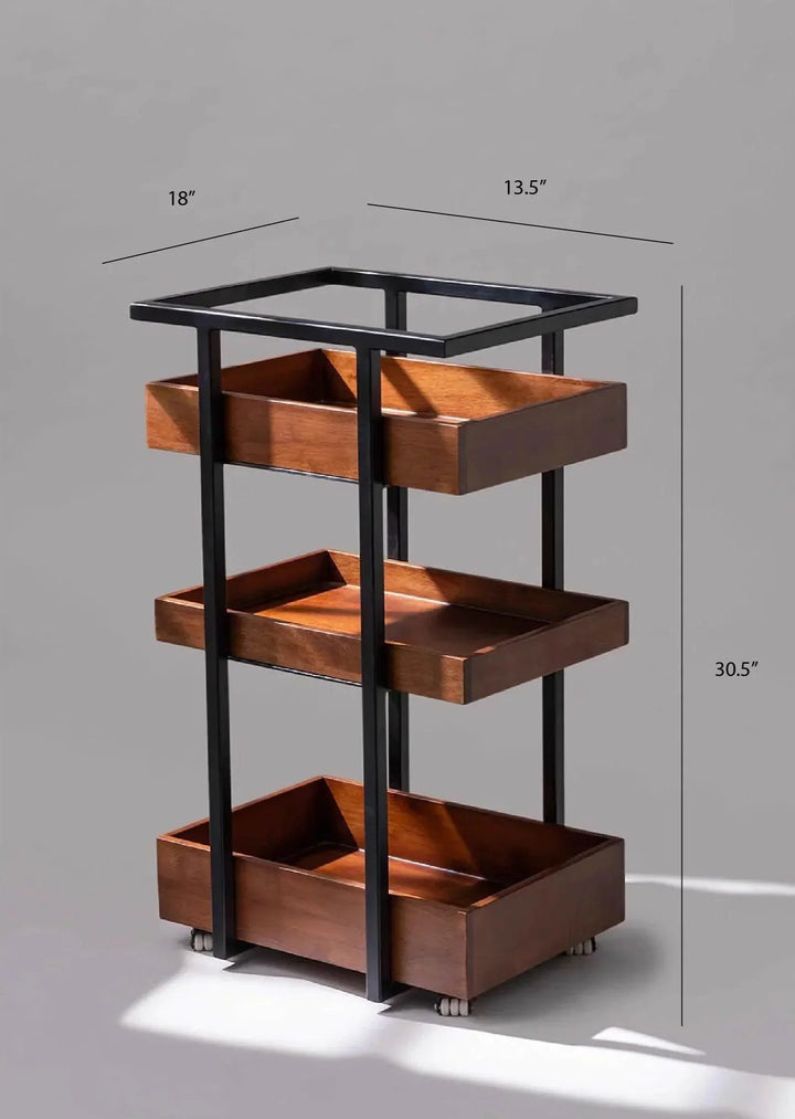 Anatolii Three Level Bar Trolley Bar Furniture