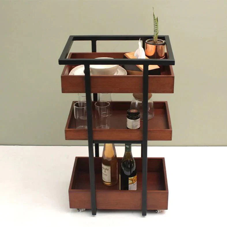 Anatolii Three Level Bar Trolley Bar Furniture