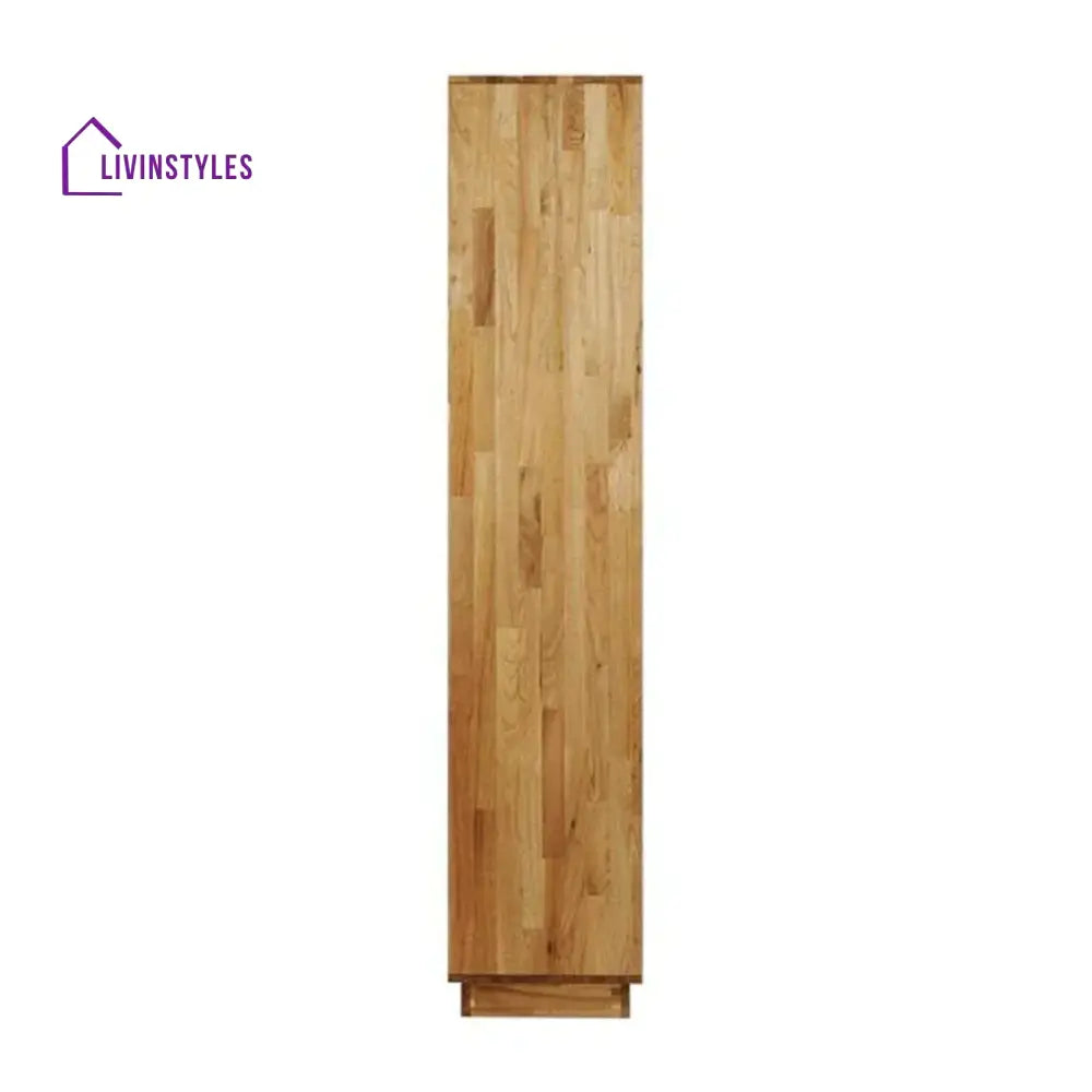 Nismaaya Dapper Oak Wood Bookcase