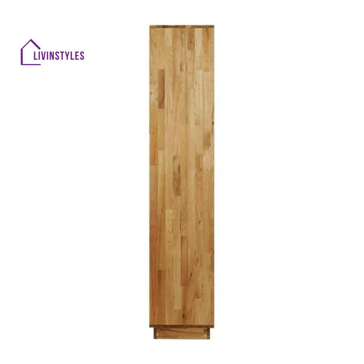 Nismaaya Dapper Oak Wood Bookcase