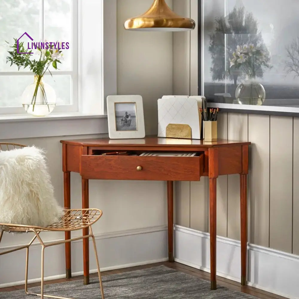 Timur Solid Sheesham Wood Study Table for Students