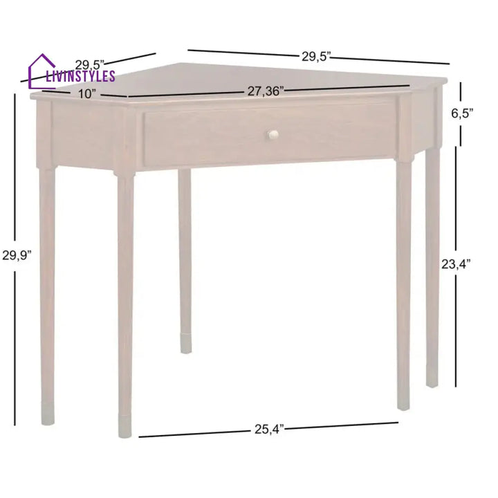 Timur Solid Sheesham Wood Study Table for Students