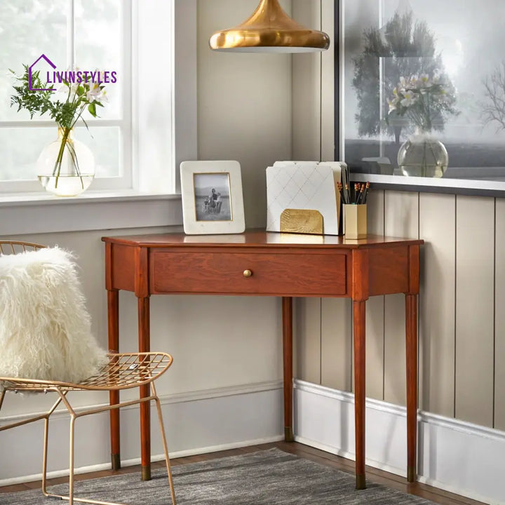 Timur Solid Sheesham Wood Study Table for Students