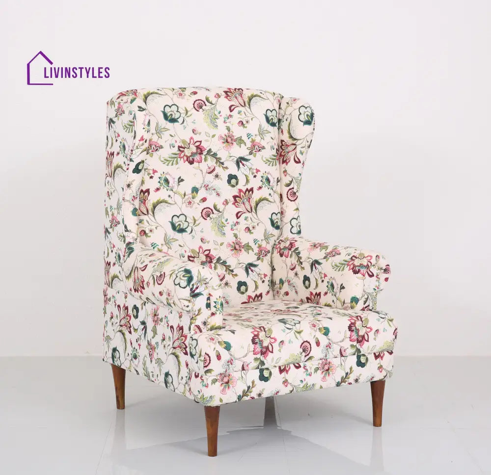 Tipu Solid Wood Lounge Chair for Living Room