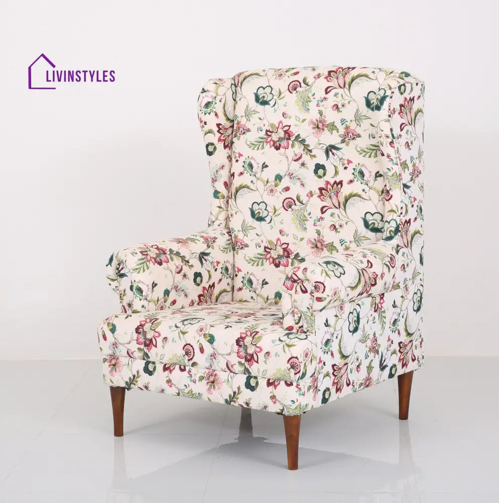 Tipu Solid Wood Lounge Chair for Living Room