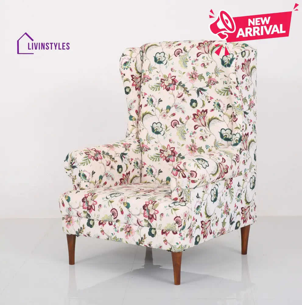 Tipu Solid Wood Lounge Chair for Living Room