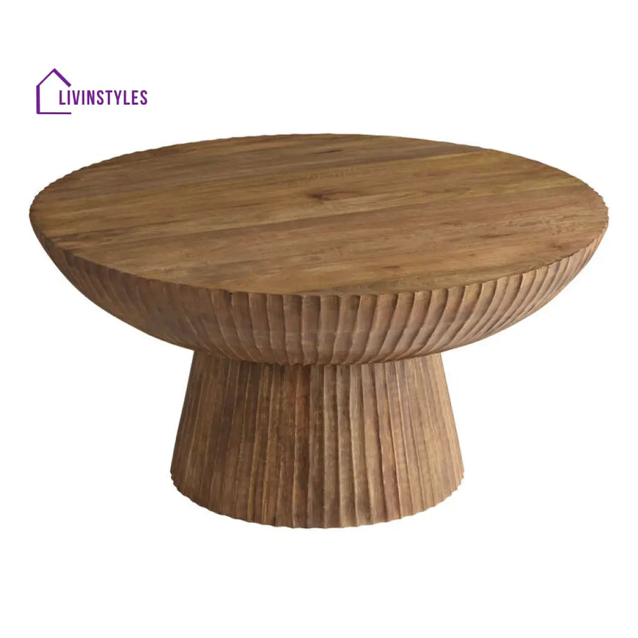 Tisha Solid Wood Coffee Table for Living Room