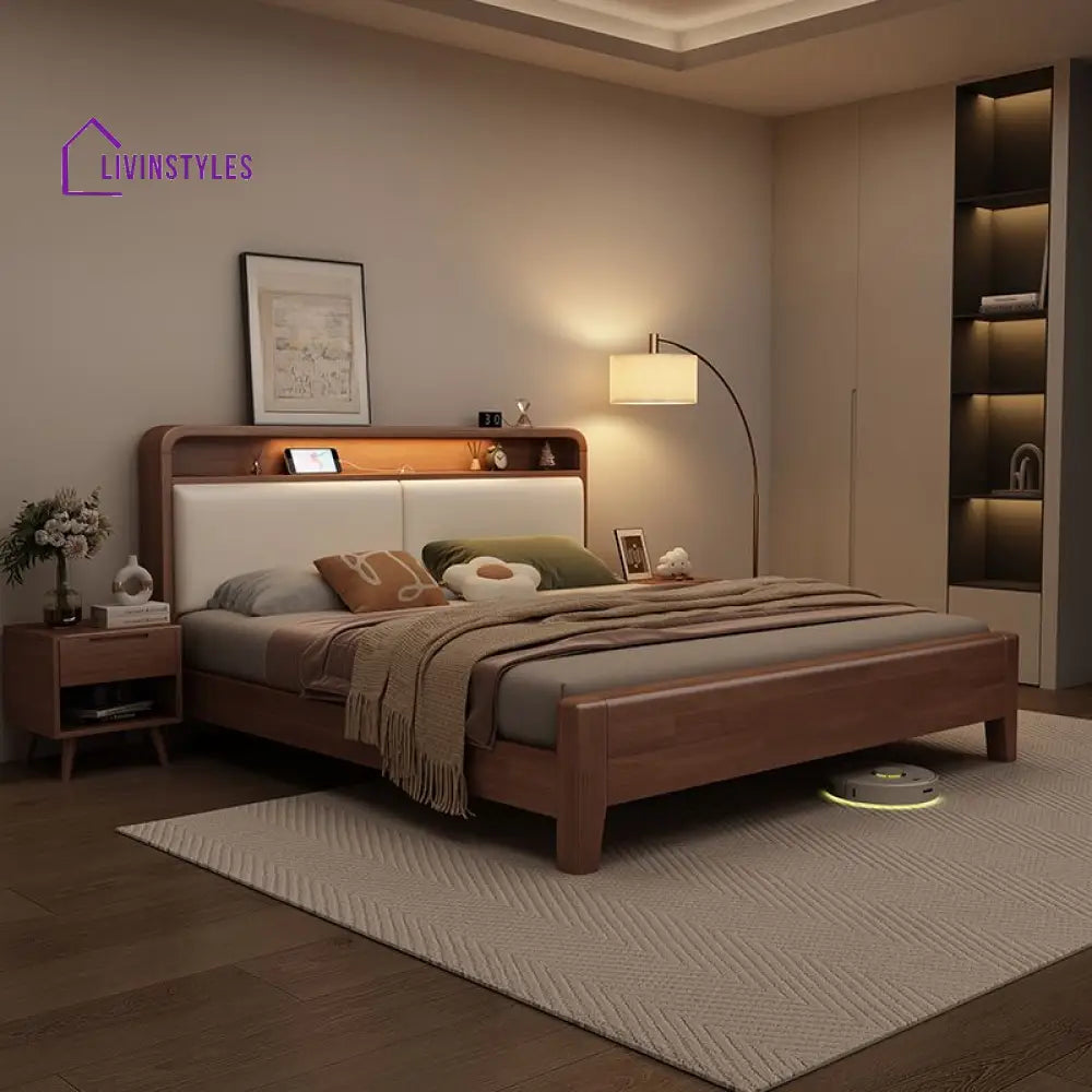 Tishya Solid Wood Bed without Storage