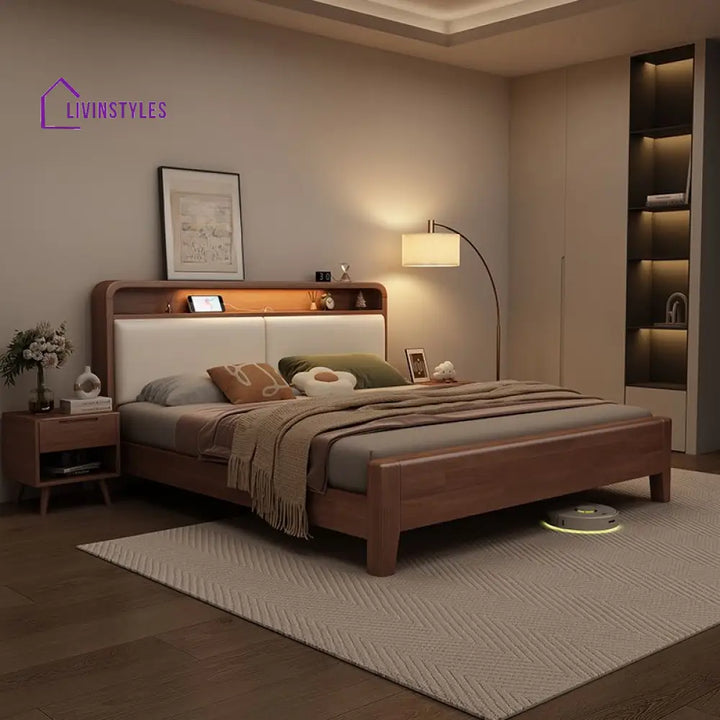 Tishya Solid Wood Bed without Storage