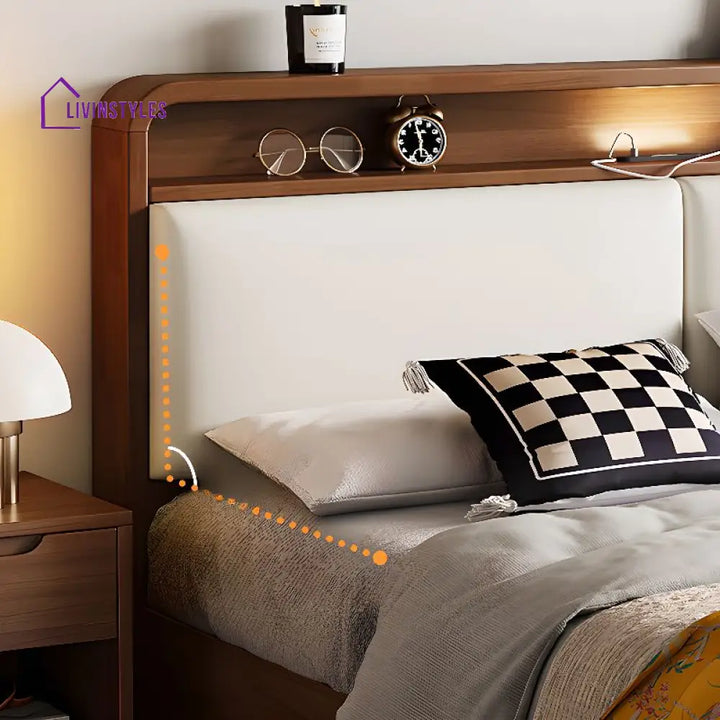 Tishya Solid Wood Bed without Storage