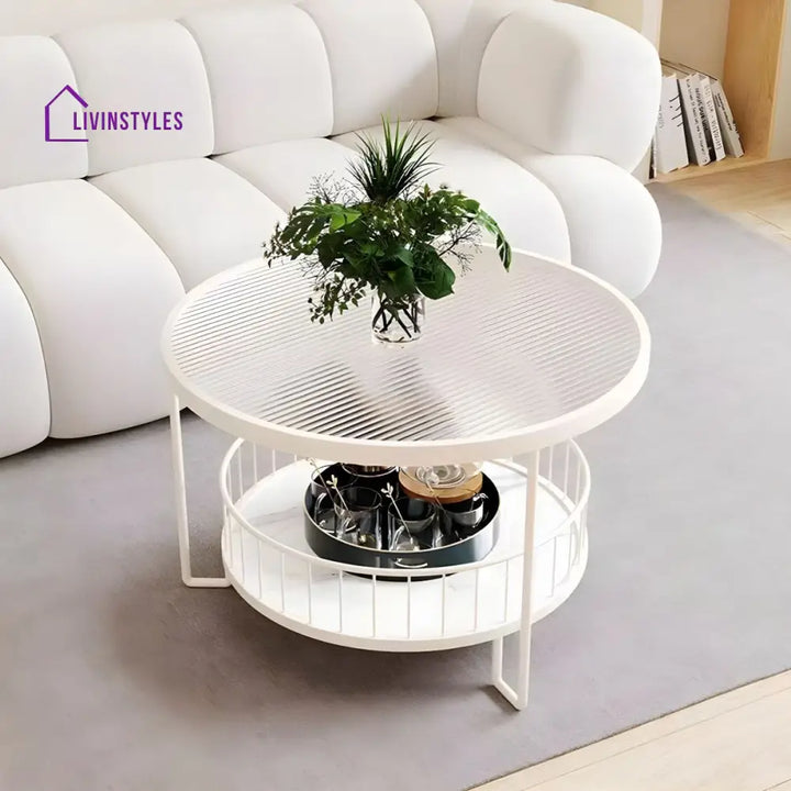 Tisya Stainless Steel Coffee Table for Living Room