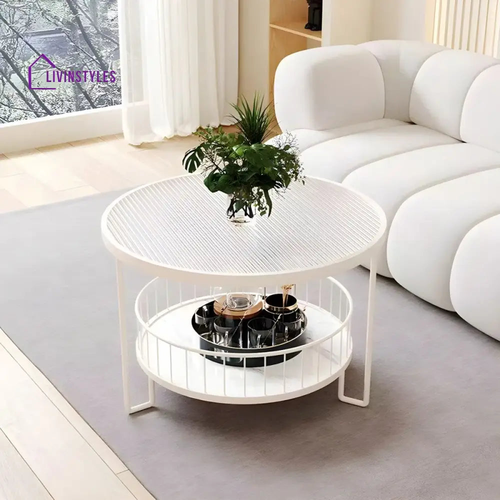 Tisya Stainless Steel Coffee Table for Living Room