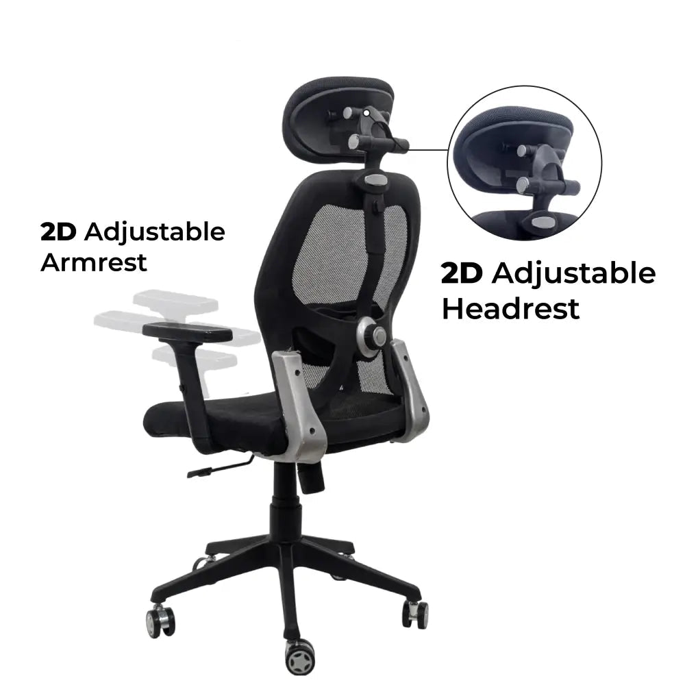 Titan Throne Matrix High Back Mesh Ergonomic Office Chair with Nylon Base