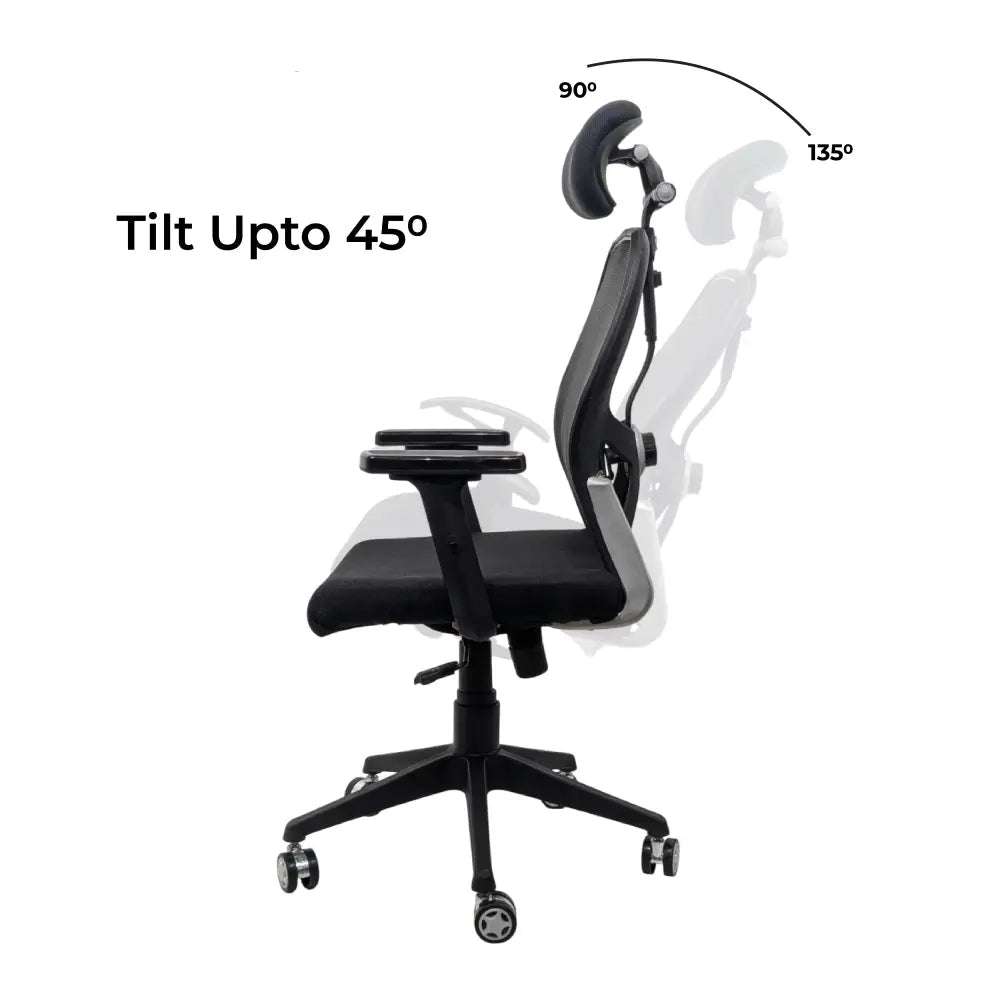 Titan Throne Matrix High Back Mesh Ergonomic Office Chair with Nylon Base