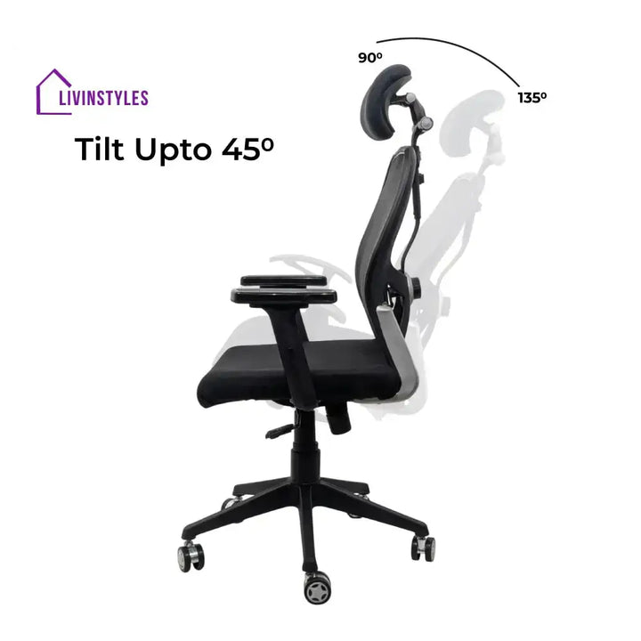 Titan Throne Matrix High Back Mesh Ergonomic Office Chair with Nylon Base