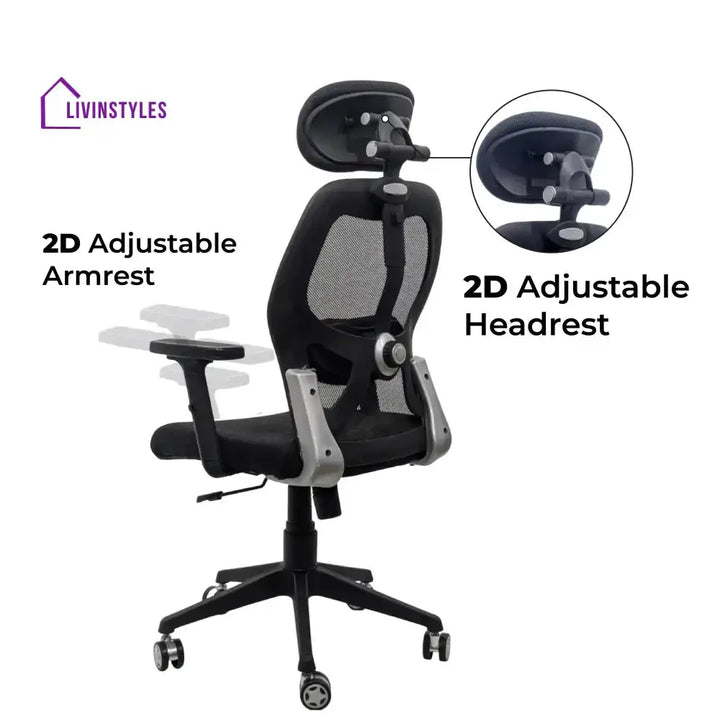 Titan Throne Matrix High Back Mesh Ergonomic Office Chair with Nylon Base