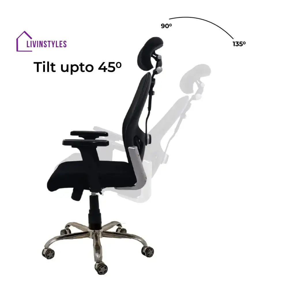 Titan Throne Matrix High Back Mesh Ergonomic Office Chair with Spider Base