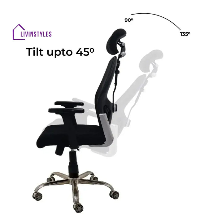 Titan Throne Matrix High Back Mesh Ergonomic Office Chair with Spider Base
