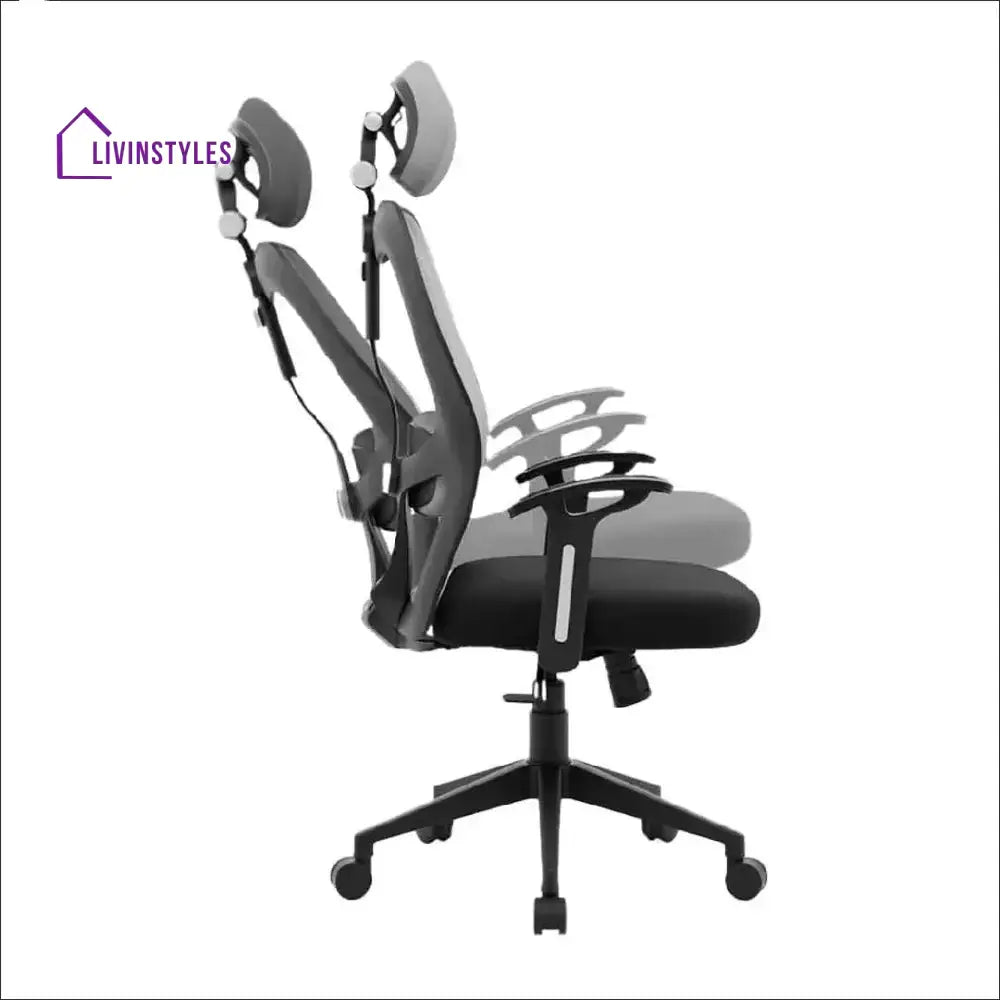 Titan Throne Matrix High Back Office Chair - Grey