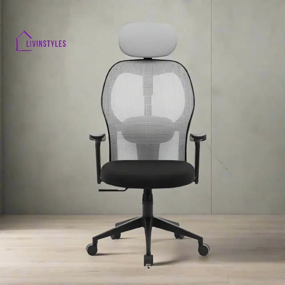 Titan Throne Matrix High Back Office Chair - Grey