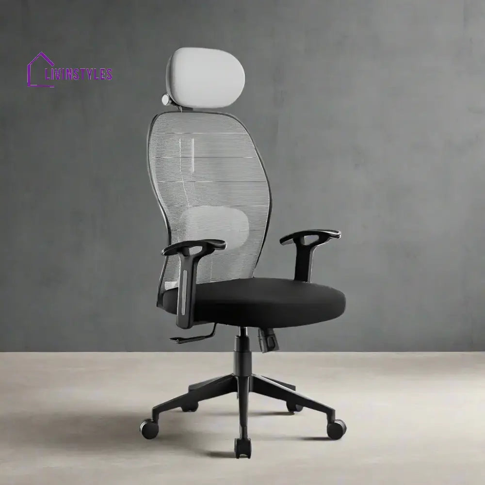 Titan Throne Matrix High Back Office Chair - Grey
