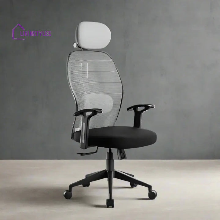 Titan Throne Matrix High Back Office Chair - Grey