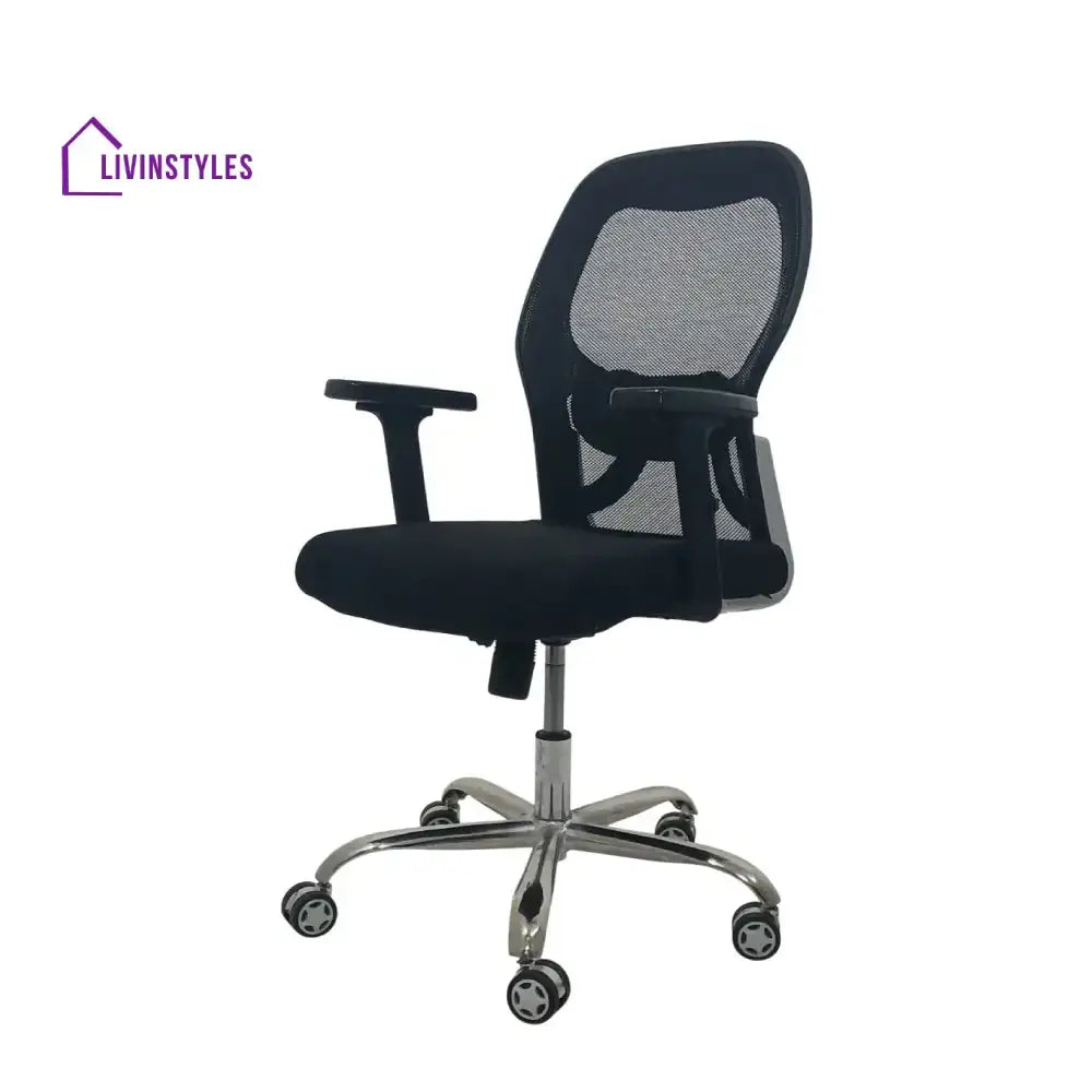 Titan Throne Matrix Low Back Mesh Office Chair with Adjustable Arm Rest & Lumbar Support Low Back Office Chair