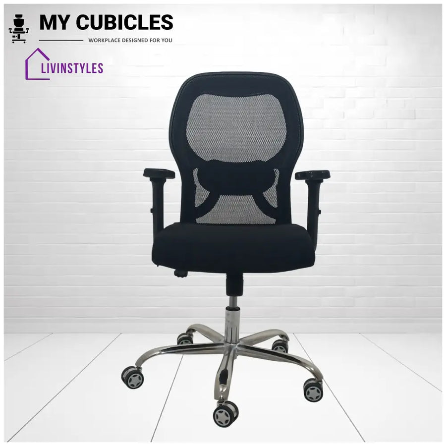 Titan Throne Matrix Low Back Mesh Office Chair with Adjustable Arm Rest & Lumbar Support Low Back Office Chair
