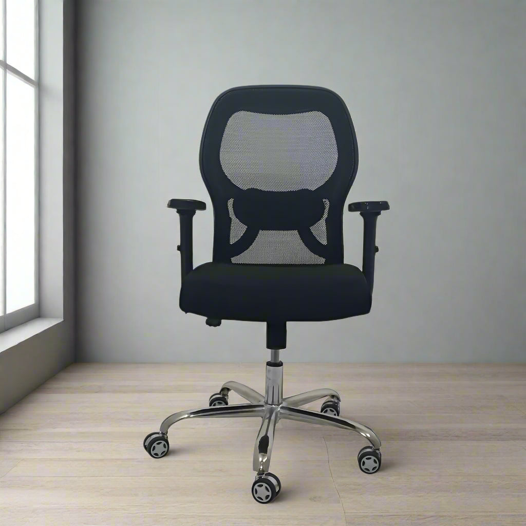 Titan Throne Matrix Low Back Mesh Office Chair with Adjustable Arm Rest & Lumbar Support Low Back Office Chair