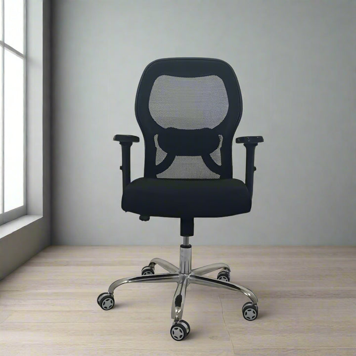 Titan Throne Matrix Low Back Mesh Office Chair with Adjustable Arm Rest & Lumbar Support Low Back Office Chair
