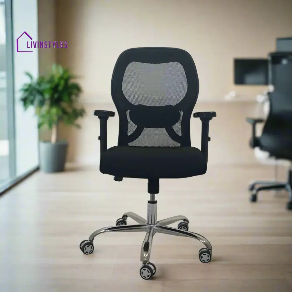 Titan Throne Matrix Low Back Mesh Office Chair with Adjustable Arm Rest & Lumbar Support Low Back Office Chair