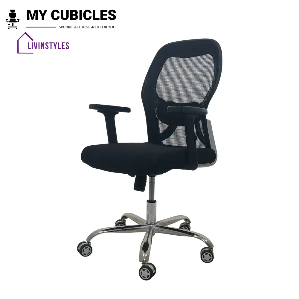 Titan Throne Matrix Low Back Mesh Office Chair with Adjustable Arm Rest & Lumbar Support Low Back Office Chair