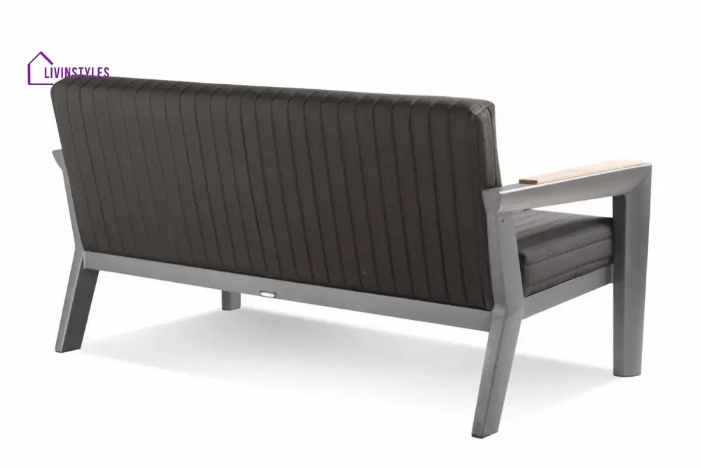 Trevisani Outdoor Sofa Set 2 Seater 2 Single seater and 1 Center Table (Grey) - Sofa Sets