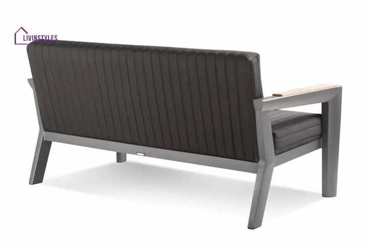 Trevisani Outdoor Sofa Set 2 Seater 2 Single seater and 1 Center Table (Grey) - Sofa Sets