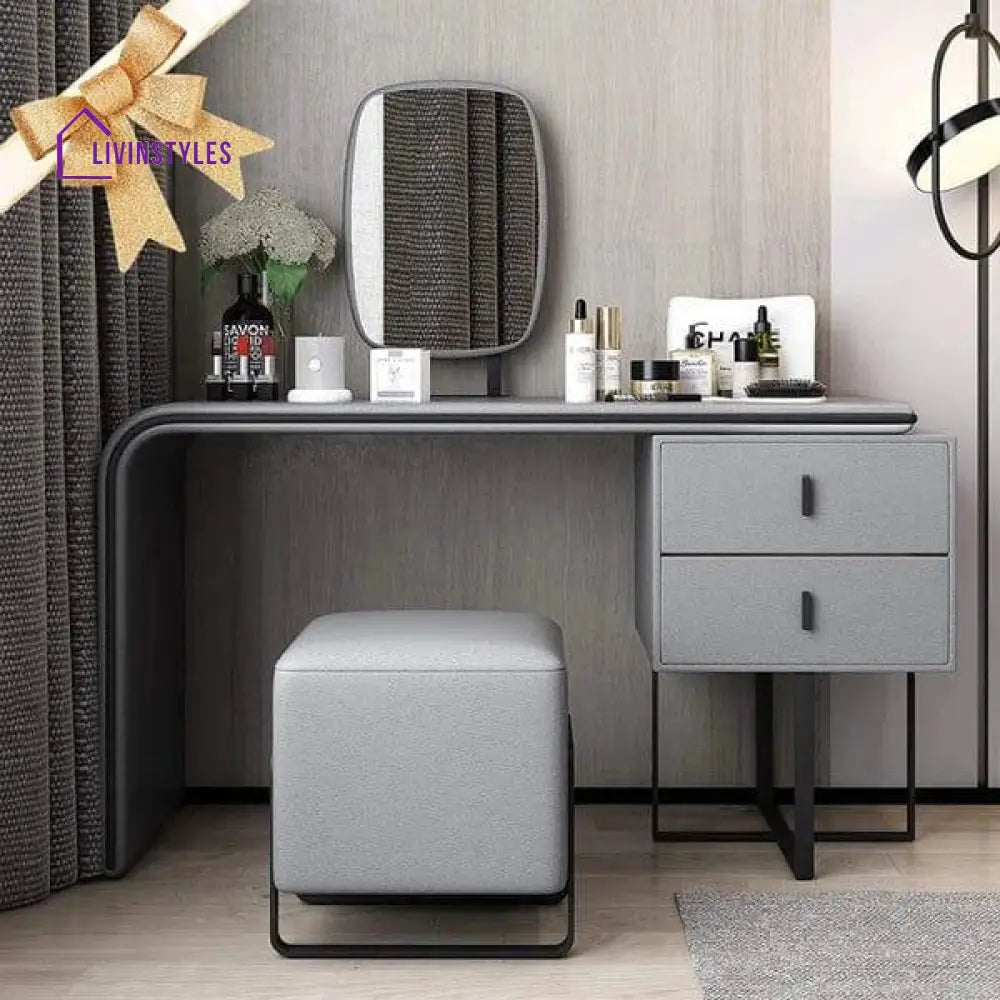 Trina Dressing Table | Vanity Makeup Grey