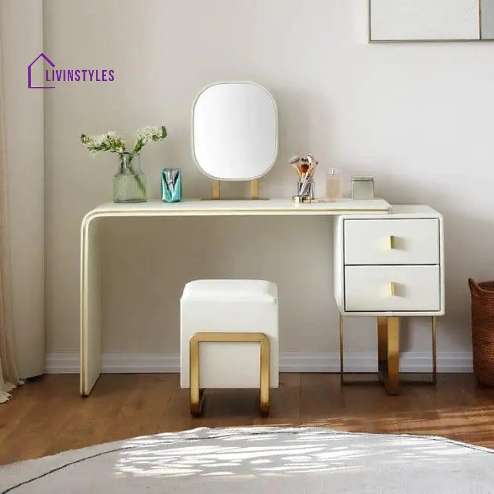 Trina Dressing Table | Vanity Makeup White