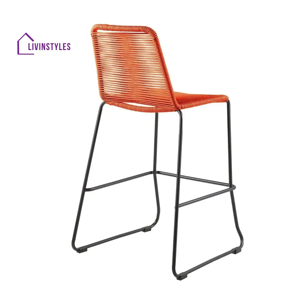 Trisha 2-Piece Outdoor Rope Bar Chairs – Stylish Comfort Built to Last - Bar Chairs