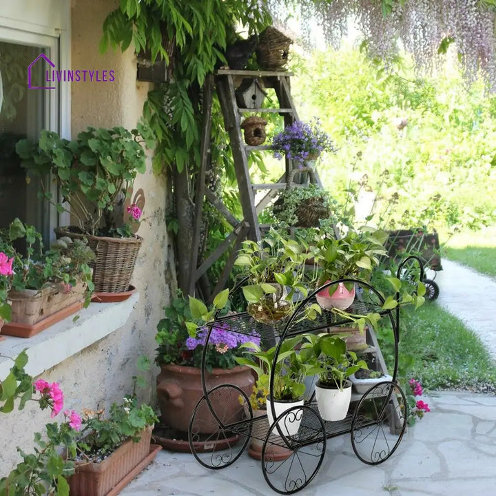 Trisha Metal Plant Stand For Balcony