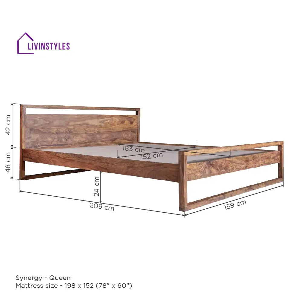 Tulsi Solid Wood Beds Bed without storage