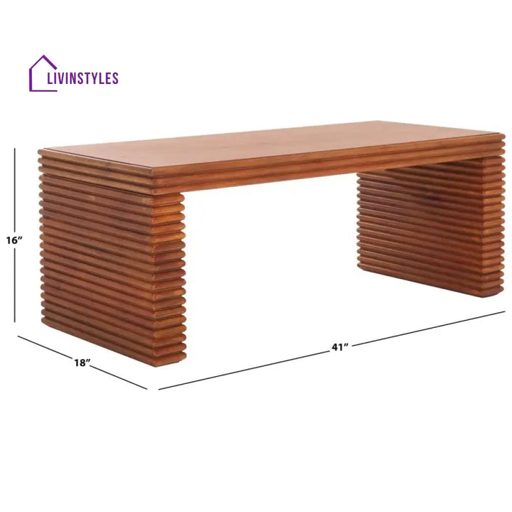 Trisha Solid Wood Coffee Table for Living Room